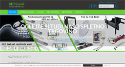 Desktop Screenshot of bermont.si